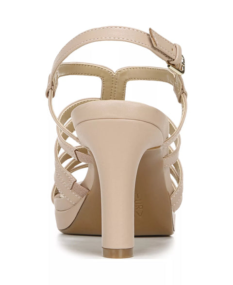 Naturalizer Women's Beige Baylor Strappy Heeled Sandals | Naturalizer In Lebanon
