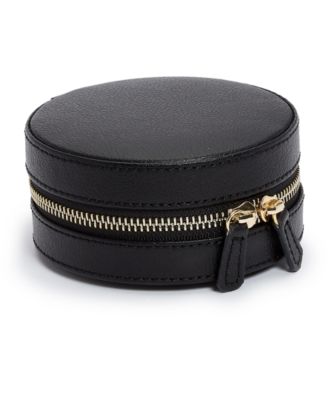 Wolf Women's Black Round Zip Jewelry Box| Wolf in Lebanon