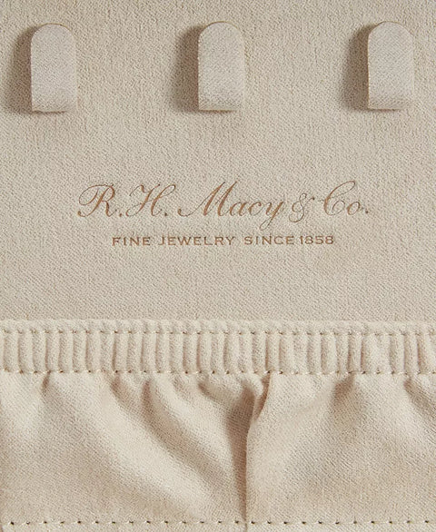 R.H. Macy & Co Rectangular Zip Jewelry Case tan snake abb150
