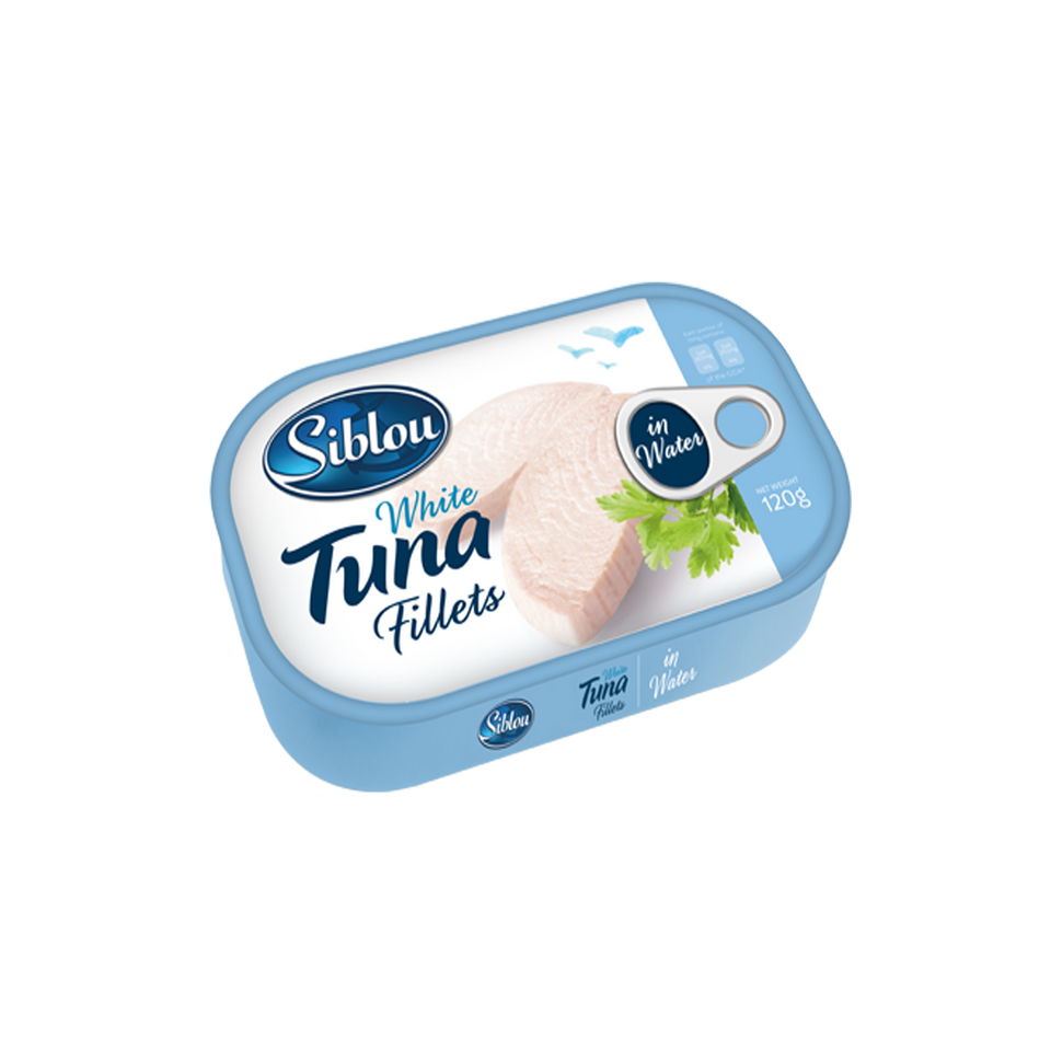 Siblou White Tuna Fillets In Water 120g*3