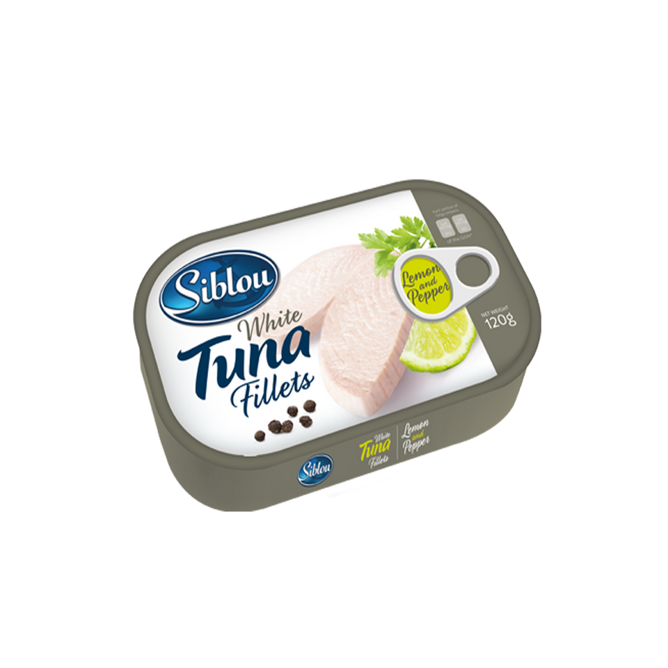 Siblou White Tuna Fillets With Lemon & Pepper 120g*3 | Siblou In Lebanon