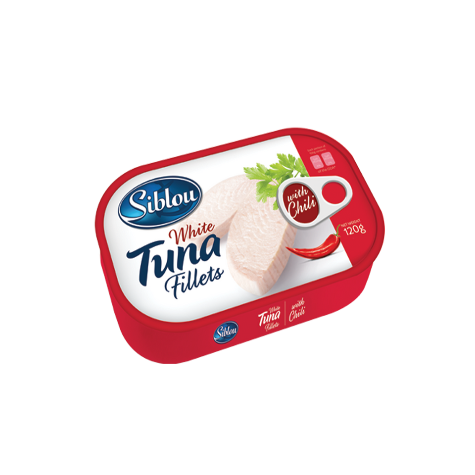 Siblou White Tuna Fillets With Chili 120g*3 | Siblou In Lebanon