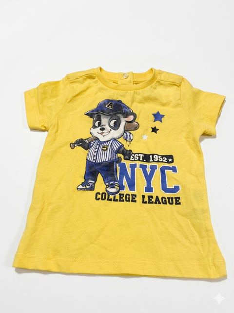 Charanga Baby Boy's Yellow Printed T-Shirt | Charanga In Lebanon