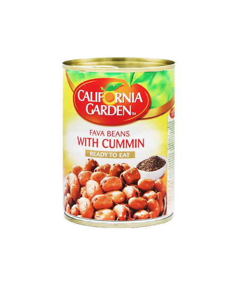 California Garden Fava  Beans With Cummin 400g