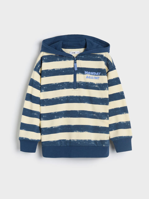 Sinsay Baby Boy's Navy /Cream Hoodie | Sinsay in Lebanon