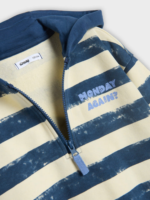 Sinsay Baby Boy's Navy /Cream Hoodie | Sinsay in Lebanon