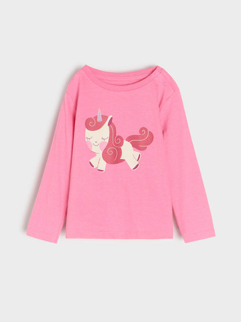 Sinsay Baby Girl's Pink Unicorn Two Piece Pajama Set | Sinsay In Lebanon