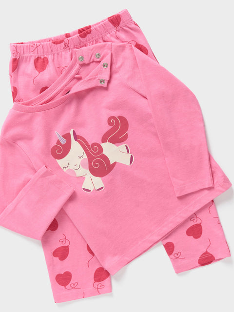 Sinsay Baby Girl's Pink Unicorn Two Piece Pajama Set | Sinsay In Lebanon