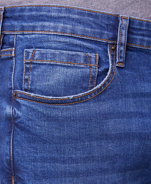 Lazer Men's Blue Slim-Fit Stretch Jeans | Lazer In Lebanon