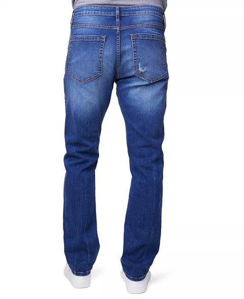 Lazer Men's Blue Slim-Fit Stretch Jeans | Lazer In Lebanon