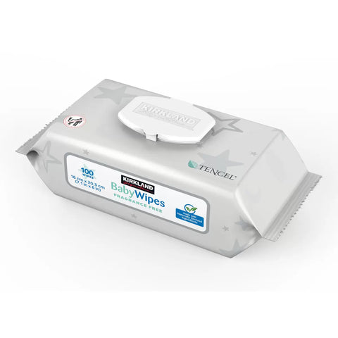Kirkland Signature Tencel Baby Wipes 100 wipes |Kirkland Signature In Lebanon