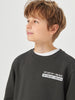 Sinsay Boy's Dark Grey Printed Classic Cut Sweatshirt | Sinsay In Lebanon