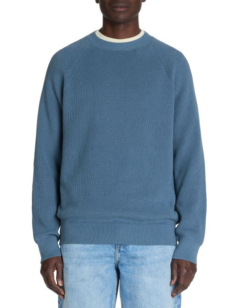 Celio Men’s  Blue Textured Knit Sweater | Celio in Lebanon