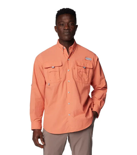 Columbia Men's Orange Bahama II Long Sleeve Shirt | Columbia In Lebanon