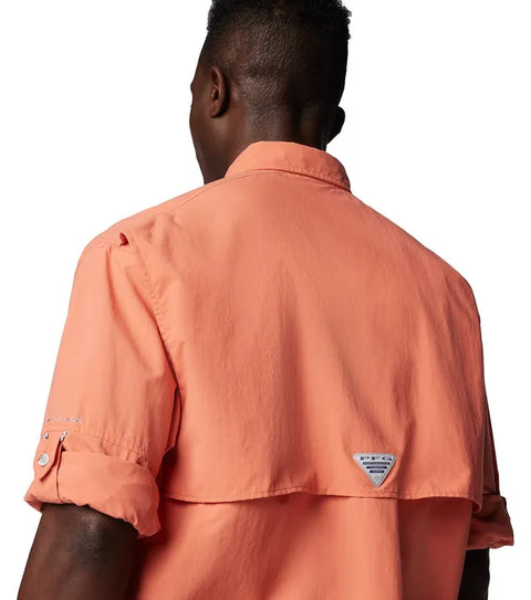 Columbia Men's Orange Bahama II Long Sleeve Shirt | Columbia In Lebanon