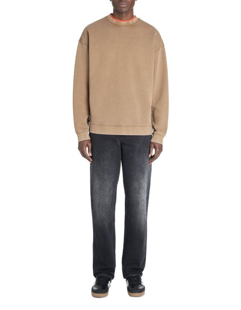 Celio Men's Tan Oversized Crew Neck Sweatshirt|Celio In Lebanon