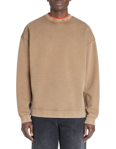 Celio Men's Tan Oversized Crew Neck Sweatshirt|Celio In Lebanon