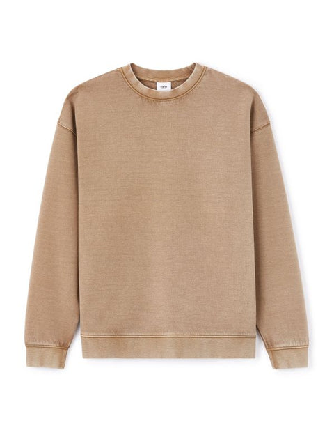 Celio Men's Tan Oversized Crew Neck Sweatshirt|Celio In Lebanon