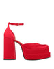Steve Madden Women's Red Satin Charlize Heels | Steve Madden In Lebanon