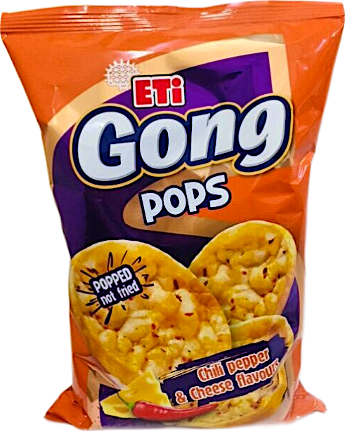 Eti Gong Pops Corn Cakes Chili Pepper & Cheese Flavors 80g| Eti In Lebanon