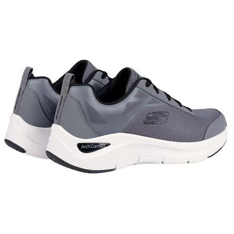 Skechers Men's Gray Arch Comfort Sneaker Shoes |Skechers In Lebanon