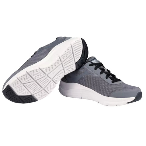 Skechers Men's Gray Arch Comfort Sneaker Shoes |Skechers In Lebanon
