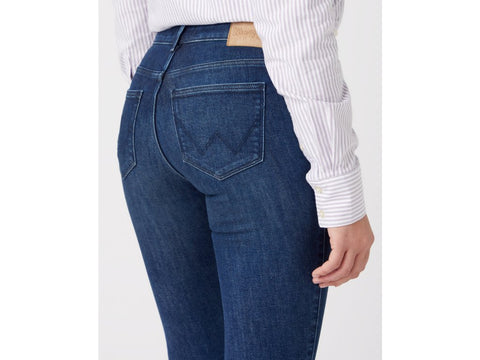 Wrangler Women's Dark Blue Skinny Footloose Jeans | Wrangler In Lebanon