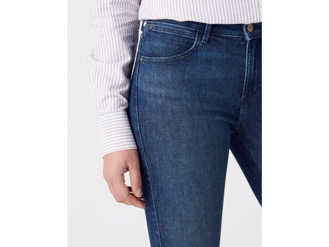 Wrangler Women's Dark Blue Skinny Footloose Jeans | Wrangler In Lebanon
