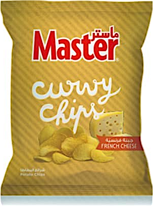 Master Curvy Chips Parmesan Cheese 70g | Master In Lebanon