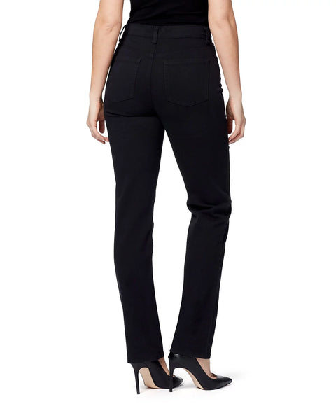 Gloria Vanderbilt Women's Black Petite Amanda High Rise Straight-Leg Jeans | Gloria Vanderbilt In Lebanon