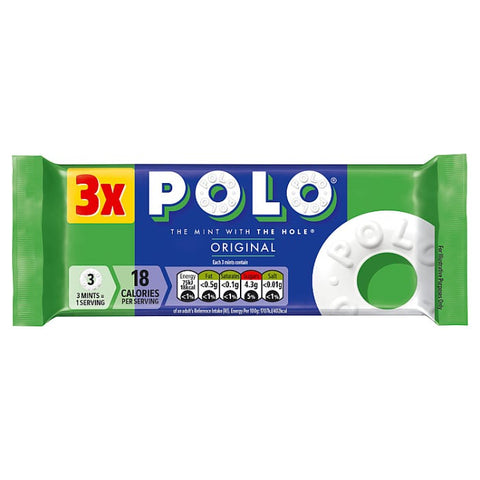 Polo Original Mint Tube 3 Pack