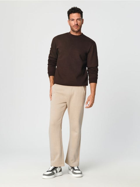 Sinsay Men's Brown Regular Fit Sweatshirt | Sinsay In Lebanon