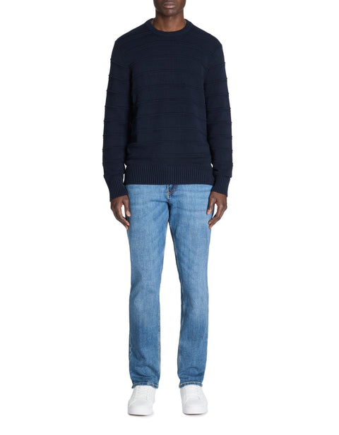 Celio Men's Navy Crew Neck Jumper  Sweater  | Celio in Lebanon