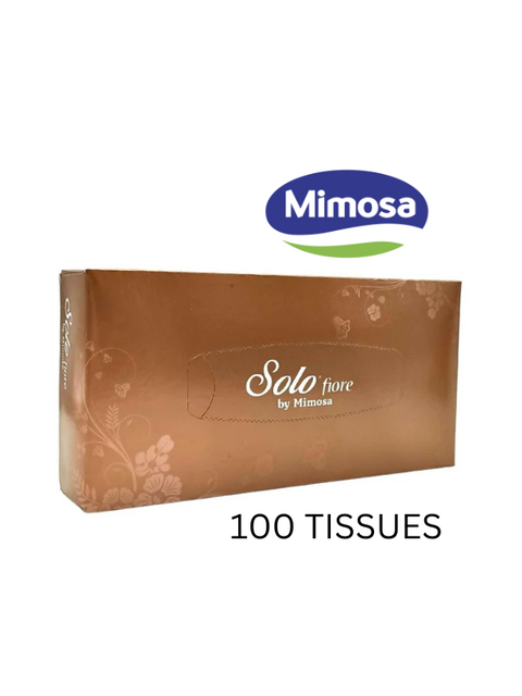 Mimosa Solo Fiore Tissues 100 Facial Tissues 10400400