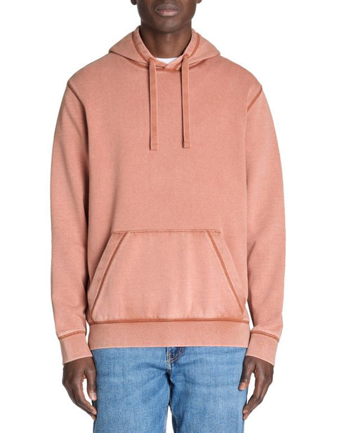 Celio Men's Rust Oversized Washed Effect Hoodie|Celio In Lebanon