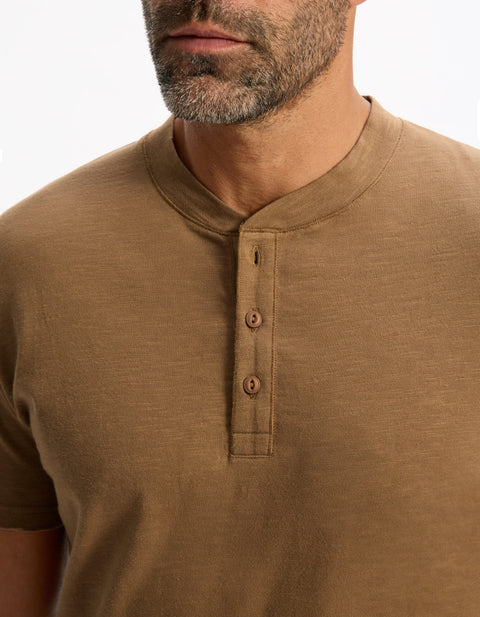 Celio Men’s Brown Straight Cut T-Shirt | Celio In Lebanon