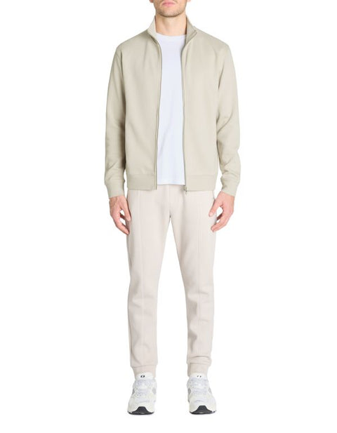 Celio Men's Sand Full-Zip Mock Neck Sweatshirt|Celio In Lebanon