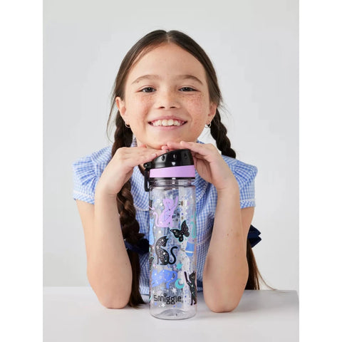 Smiggle Wild Side Plastic Drink Up Bottle 650ml