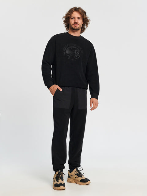 Sinsay Men's Black Printed Sweatshirt | Sinsay In Lebanon