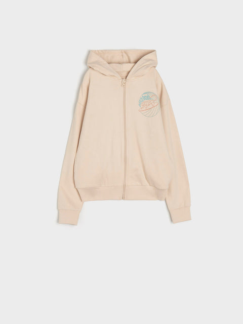 Sinsay Boy's Beige Hooded Transitional Jacket  | Sinsay In Lebanon