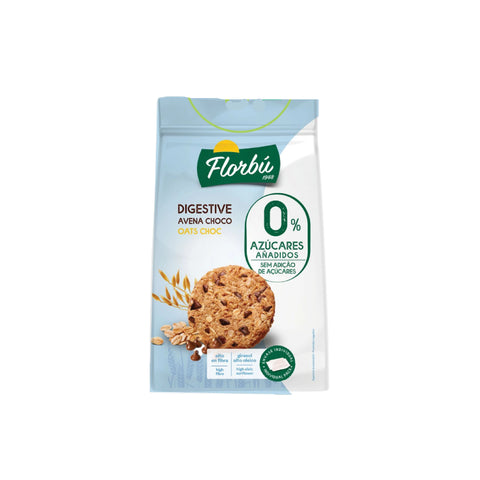 Florbá digestive oat cookie package with visible branding on a white background