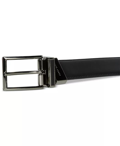 Perry Ellis Portfolio Men's Black & Dark Brown Reversible Belt | Perry Ellis Portfolio In Lebanon