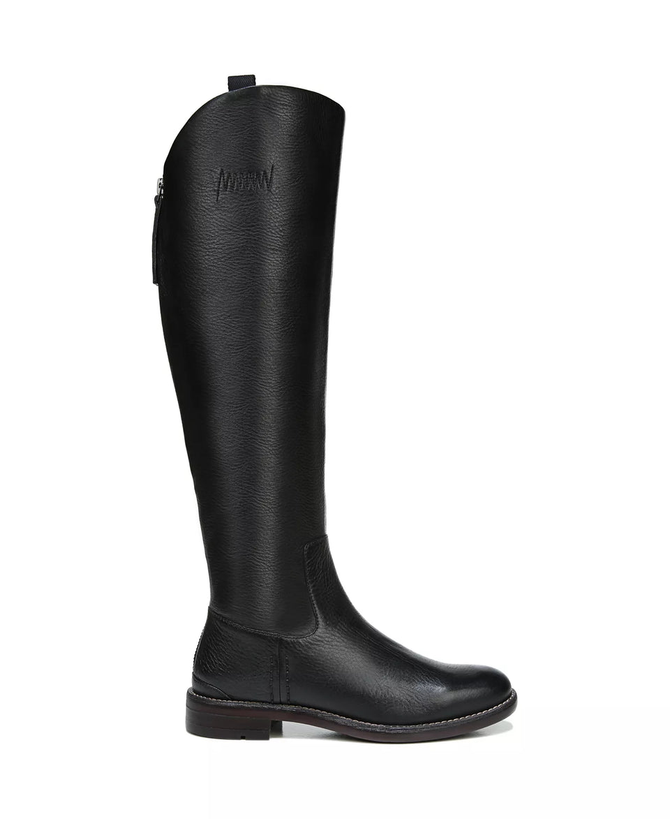 Franco Sarto Women's Black Meyer Knee High Riding Boots
