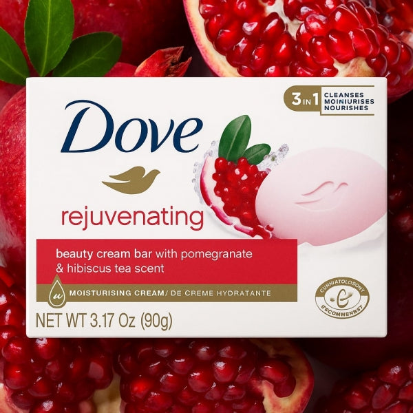 Dove Rejuvenating Beaty Cream Bar With Pomegranate 90g