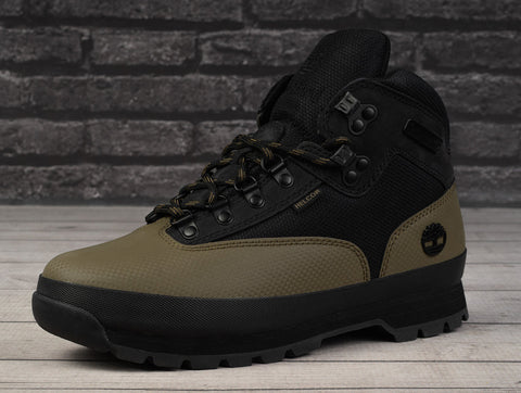Timberland Men's Black & Olive Green Lace Up 0A6ANU327 Boot|Timberland In Lebanon
