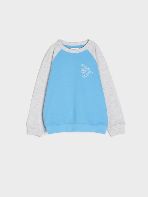 Sinsay Boy's Blue & Grey Jersey Pajama Set | Sinsay In Lebanon
