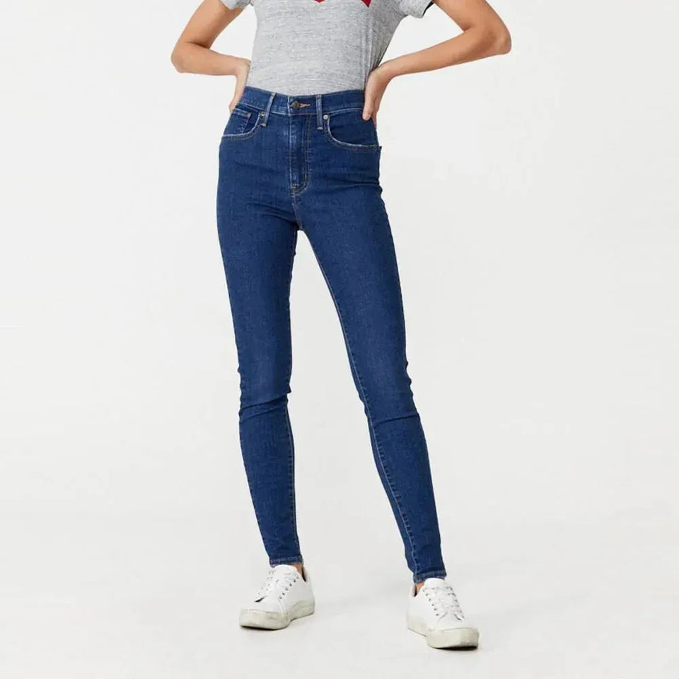Levi's Women's Blue High Super Skinny Jeans | Levi's In Lebanon