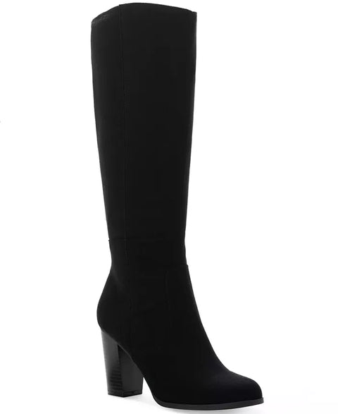 Style & Co Women's Black Addyy Knee High Dress Boots | Style & Co In Lebanon
