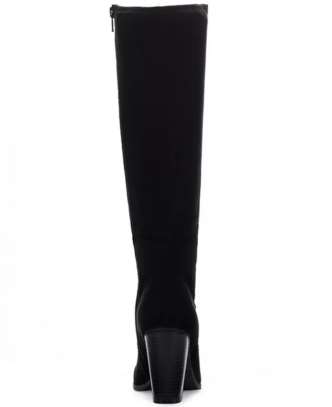 Style & Co Women's Black Addyy Knee High Dress Boots | Style & Co In Lebanon