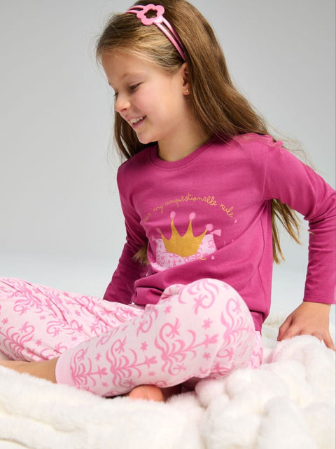 Sinsay Girl's Light Purple & Pink Pajama Set 2pcs | Sinsay In Lebanon